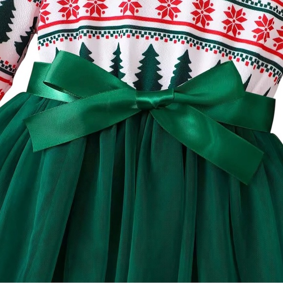 Festive Holiday Dress 2-3T - Picture 4 of 7
